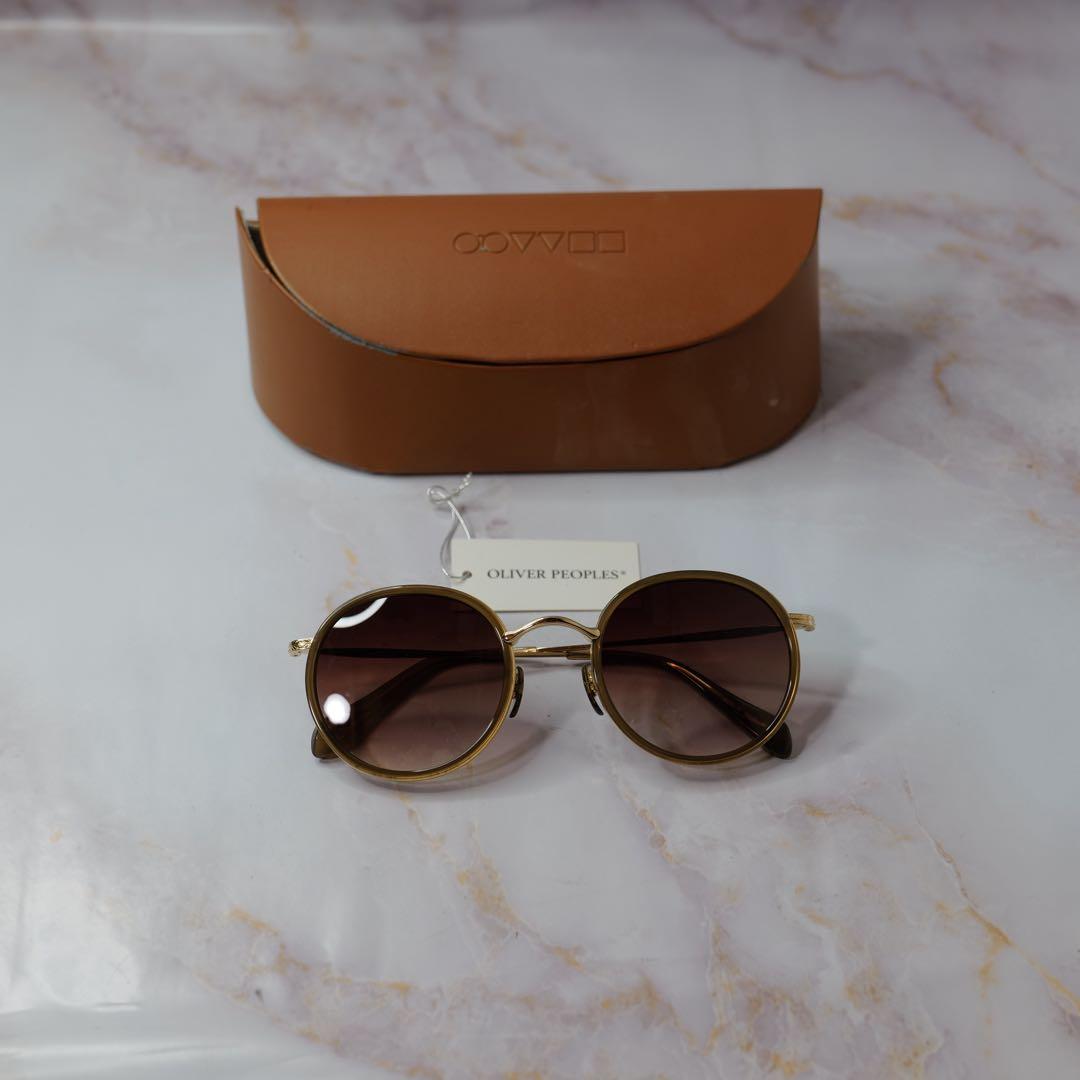 OLIVER PEOPLES ラウンド Y2K サングラス ケース付き レア