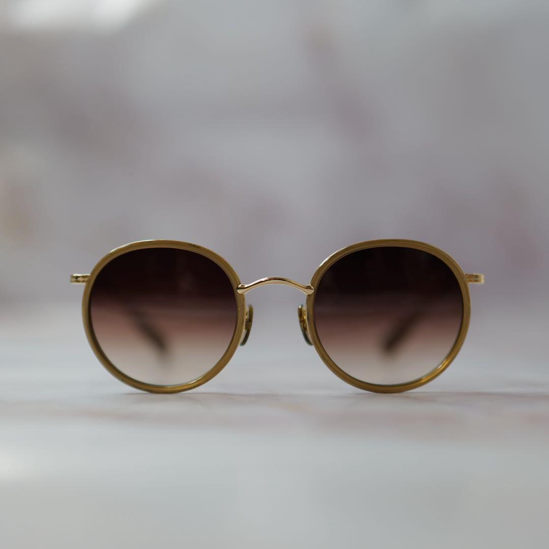 OLIVER PEOPLES ラウンド Y2K サングラス ケース付き レア