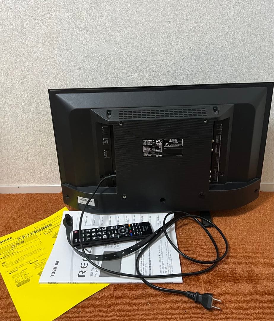 まりまり　東芝 液晶テレビ 24V型 2021年製 外付けHDD録対応