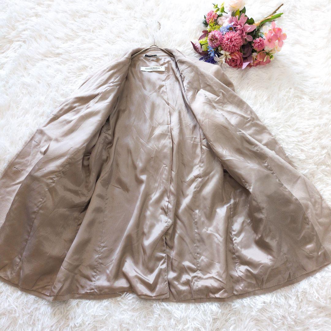 マリナリナルディ　カシミヤ　テーラードジャケット　イタリア製　ベージュ　6159