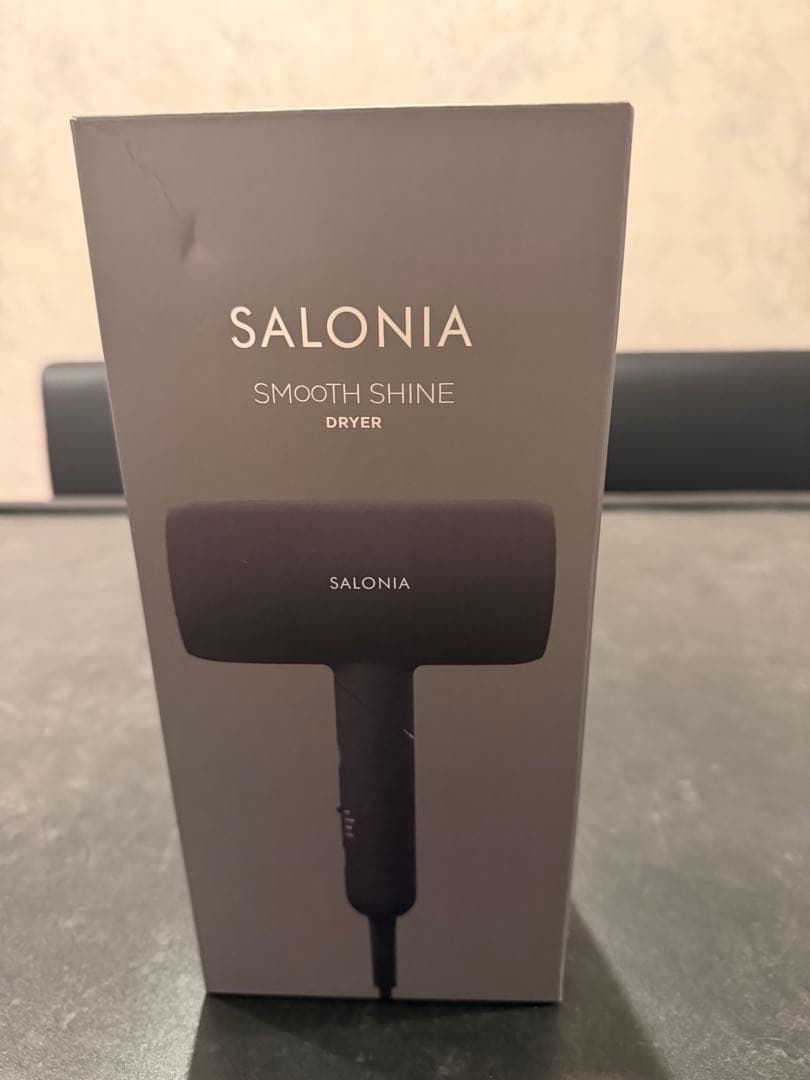 新品未開封　SALONIA スムースシャインドライヤー ブラック　上位モデル