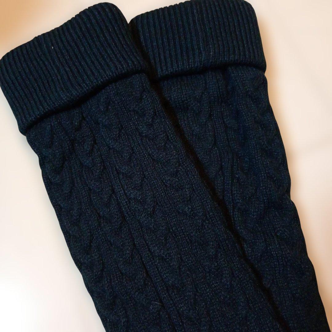 マスターバニーレディースレッグウォーマーブラック