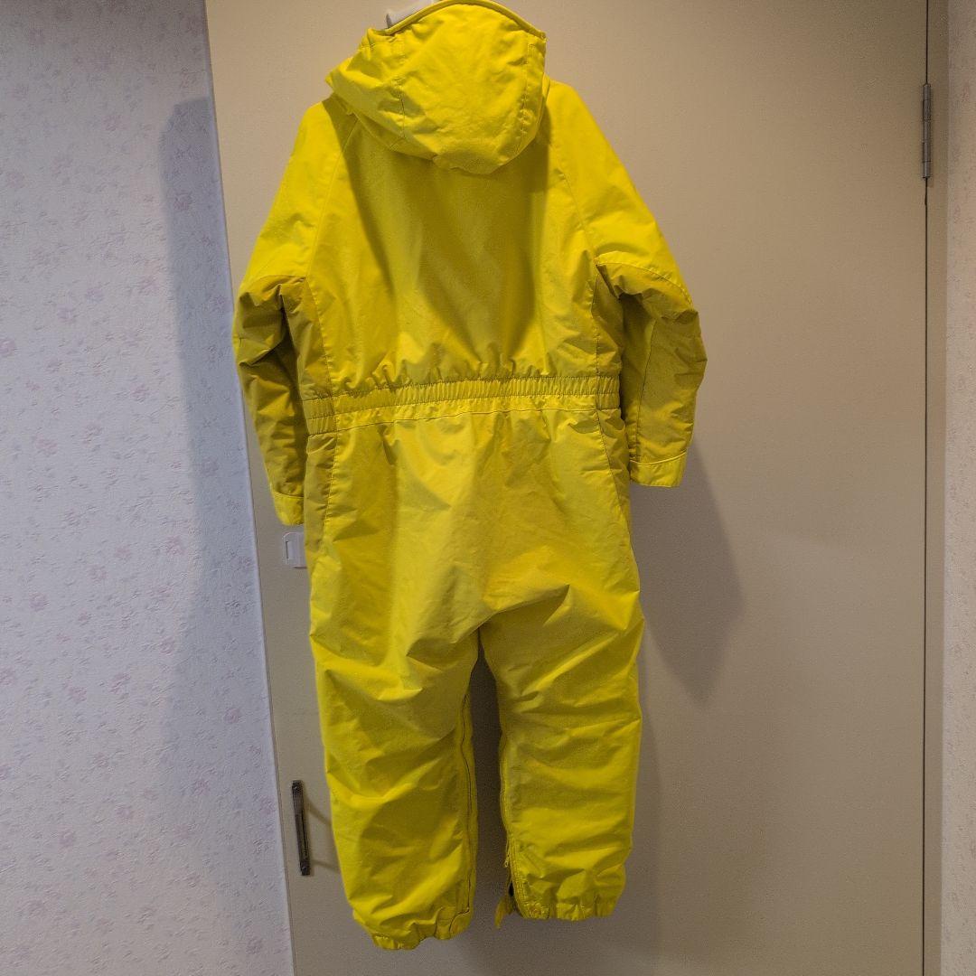 モンベル　110cm パウダー　カバーオール　雪　イエロー