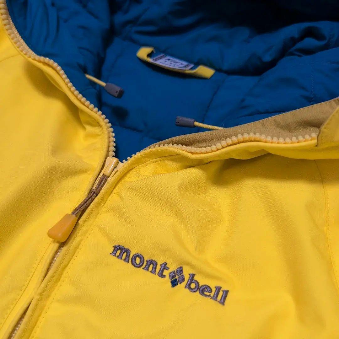 モンベル　110cm パウダー　カバーオール　雪　イエロー