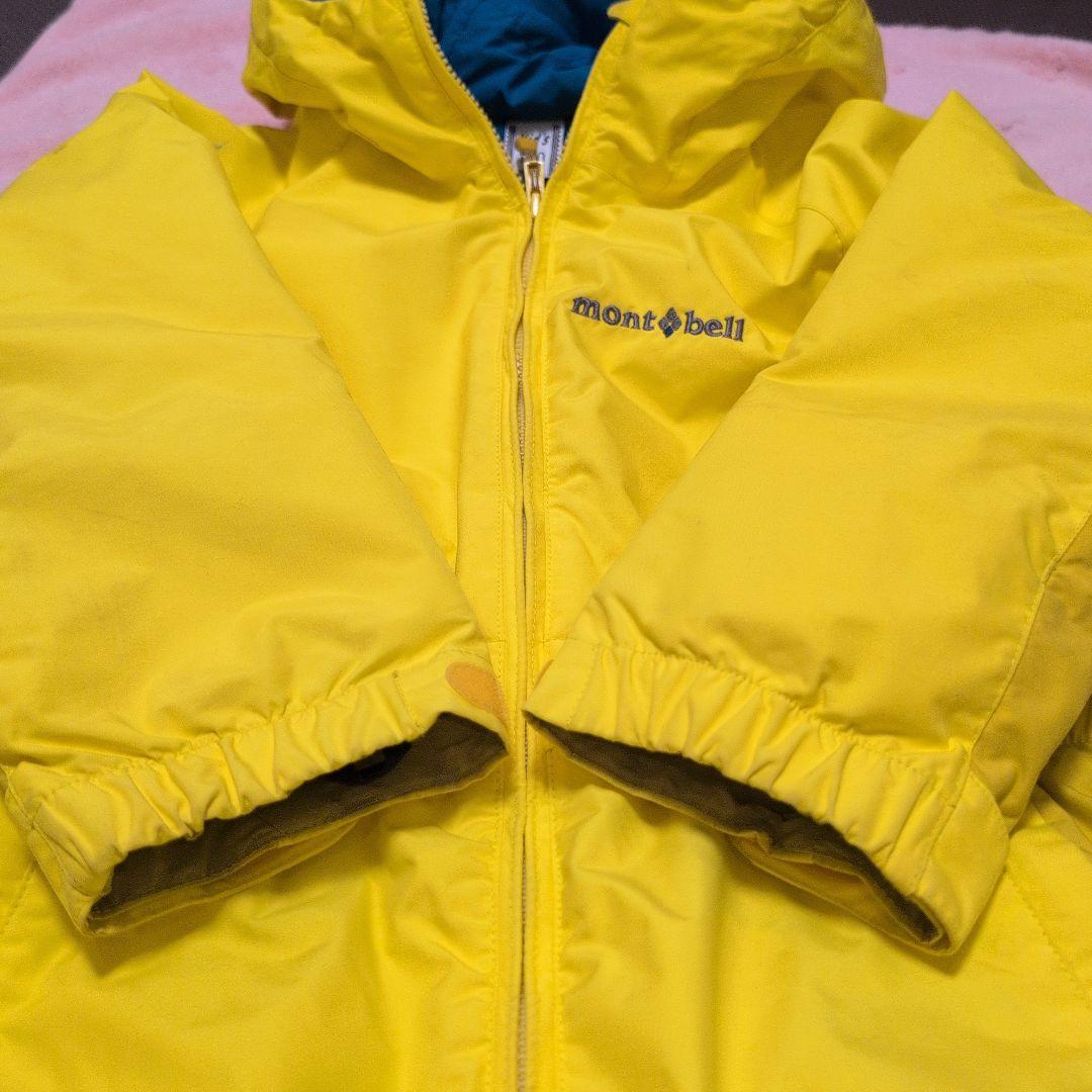 モンベル　110cm パウダー　カバーオール　雪　イエロー