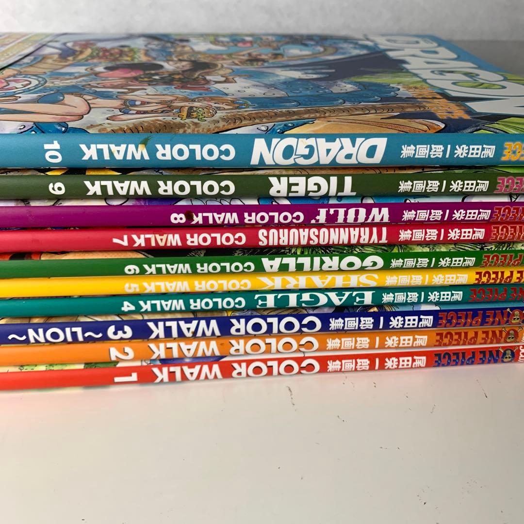 ONE PIECE ワンピースイラスト集 尾田栄一郎画集 1〜10巻