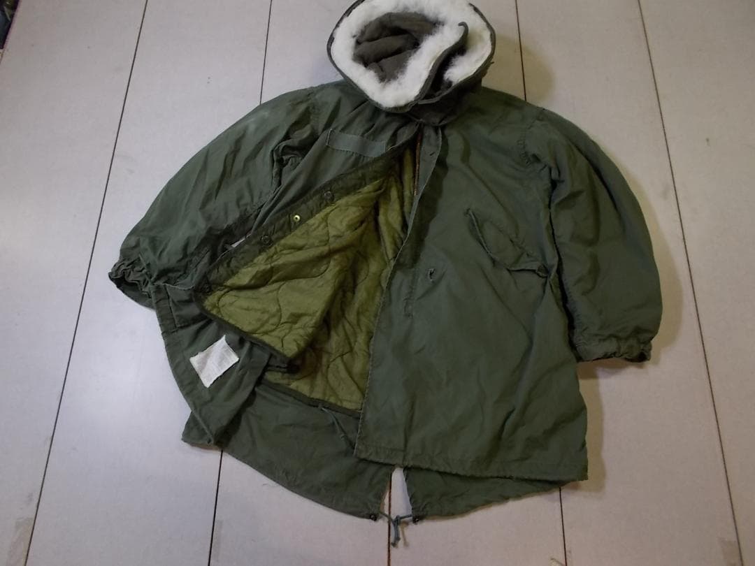 米軍実物 Ｍ65 フィッシュテールパーカー フルセット SMALL