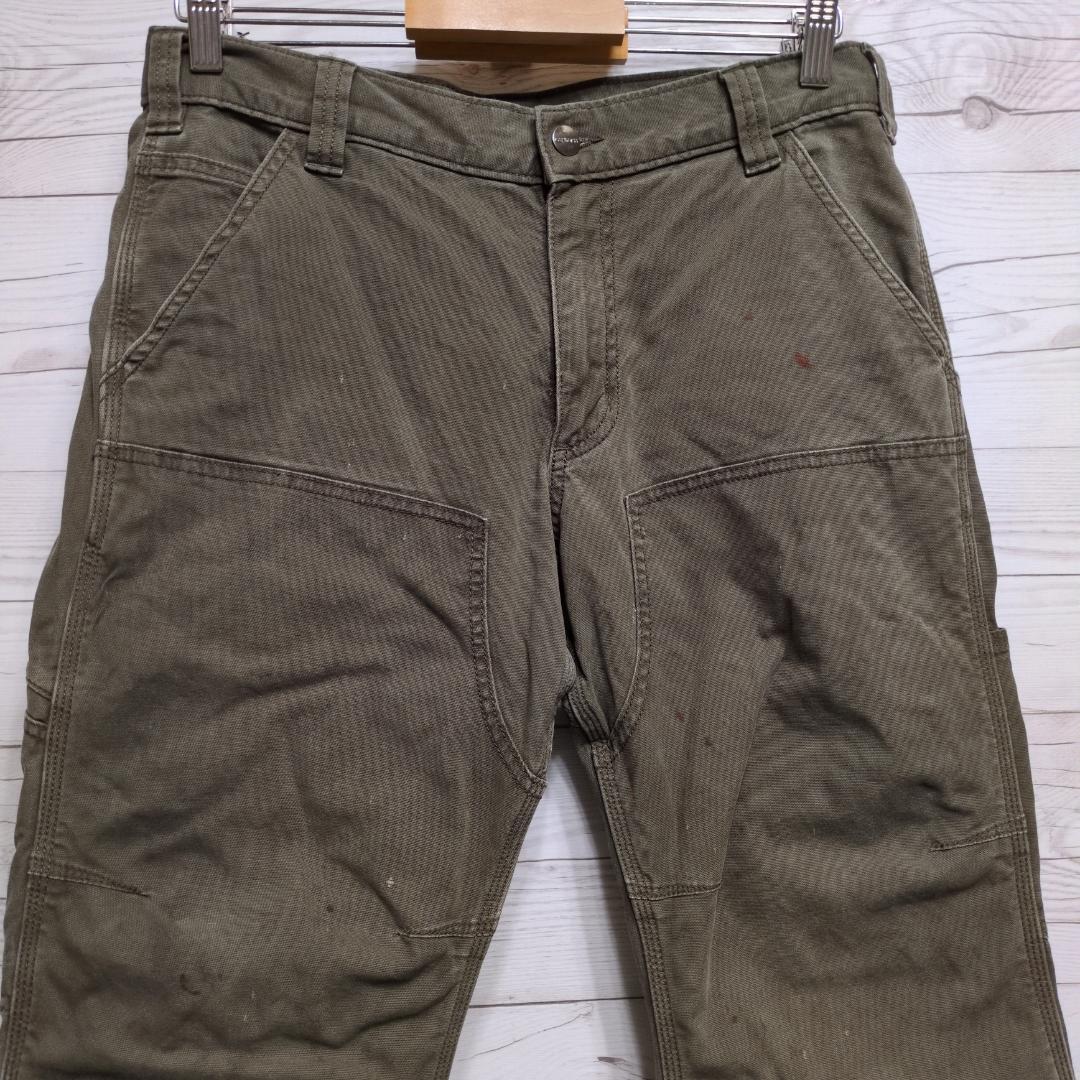 カーハート ダブルニー ペインターパンツ ダック W32 モスグリーン MOS