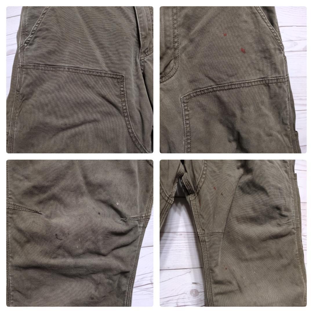 カーハート ダブルニー ペインターパンツ ダック W32 モスグリーン MOS