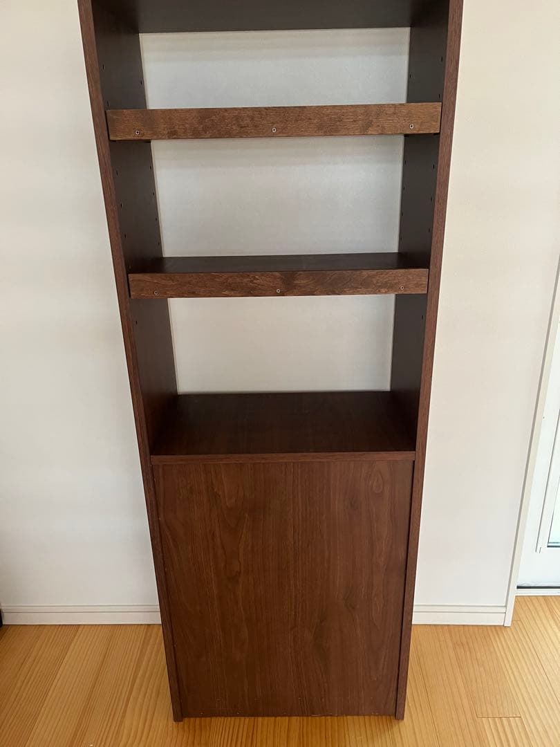 ゴン太のママ学習デスクのラック・堀田木工所　ウォールナット