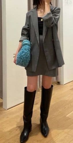 新品未使用★ウールライクジャケット　グレー