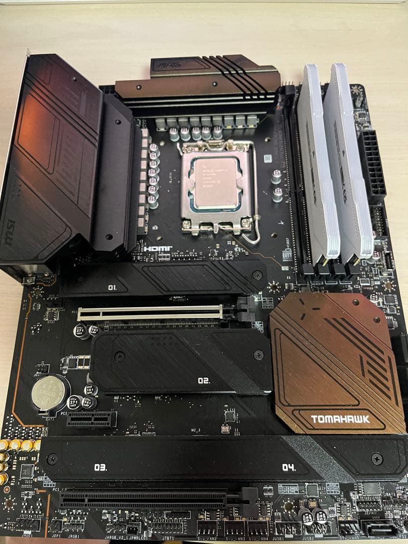 Z790マザーボード＋CPU i7 13700k+メモリ16GB×2枚