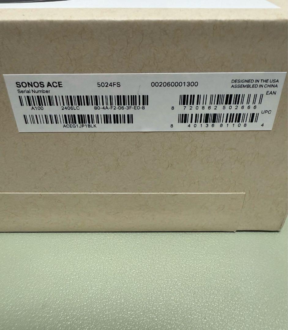 Sonos Ace 『BLACK』