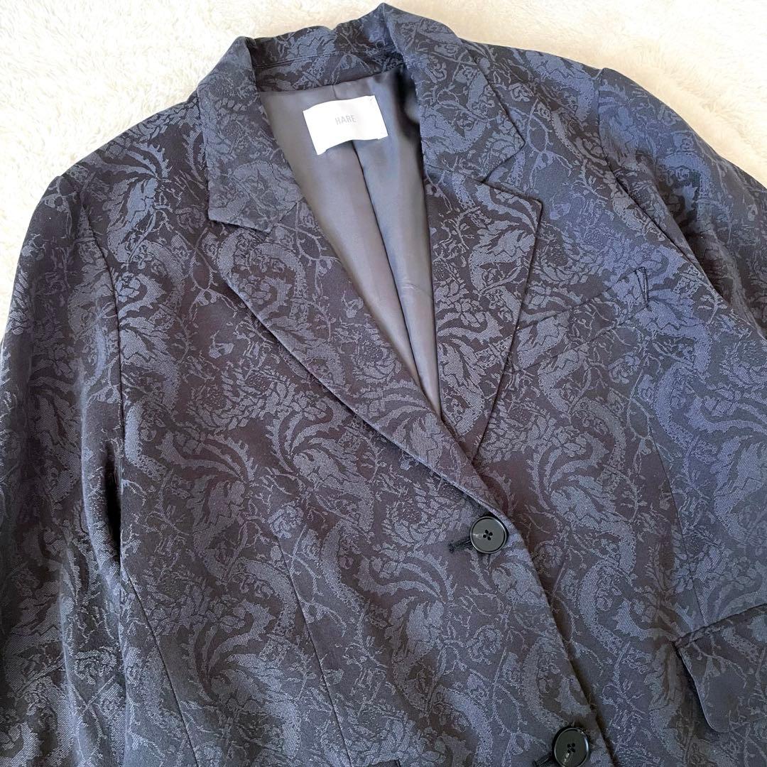 HARE ハレ ヴィンテージ ソデアキ ビッグ テーラージャケット ジャガード