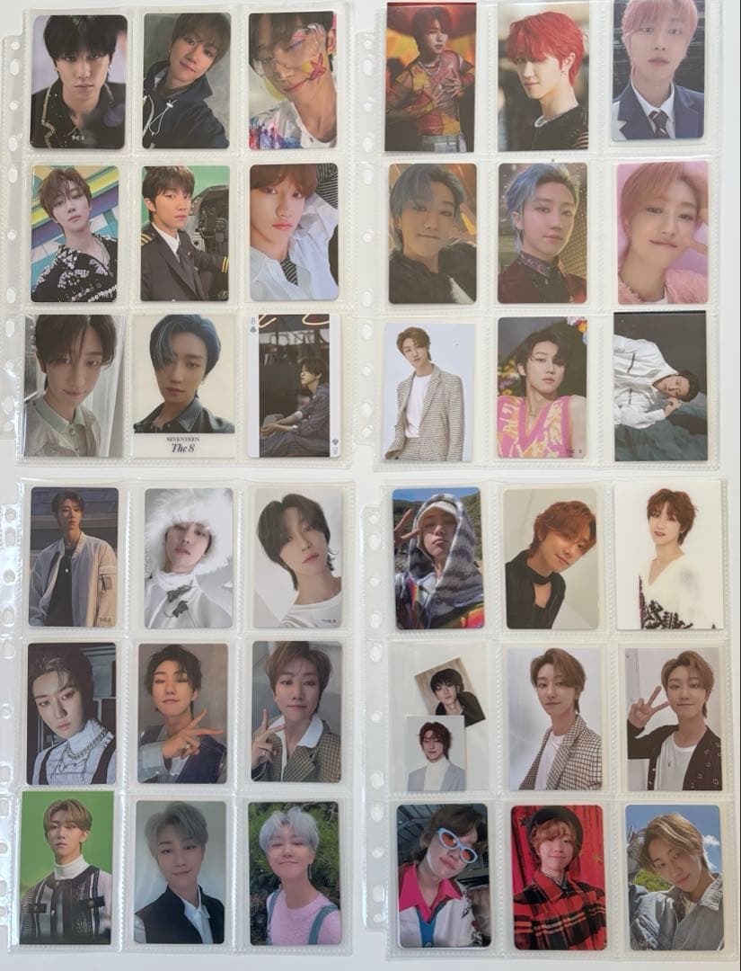 d*9様 SEVENTEEN THE8 ジエイト　トレカ　カード　大量　引退品