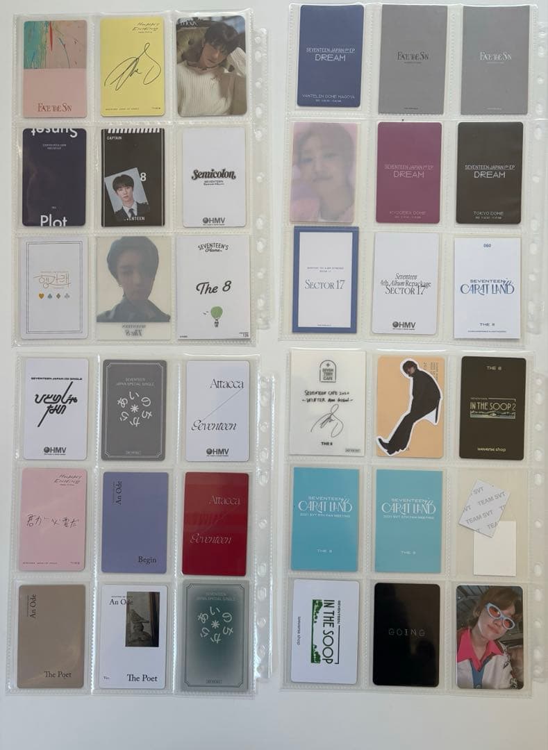 d*9様 SEVENTEEN THE8 ジエイト　トレカ　カード　大量　引退品