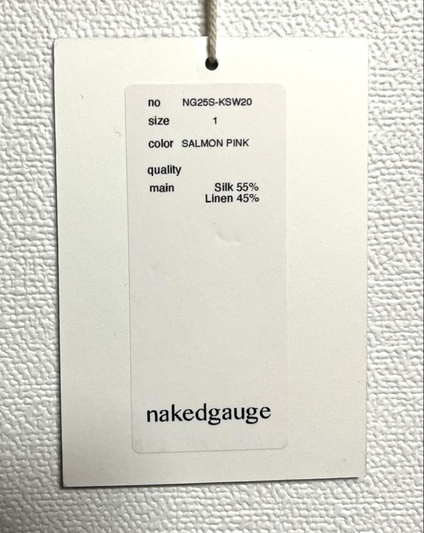 nakedgauge GLEANER SHIRT 別注 musterwerk