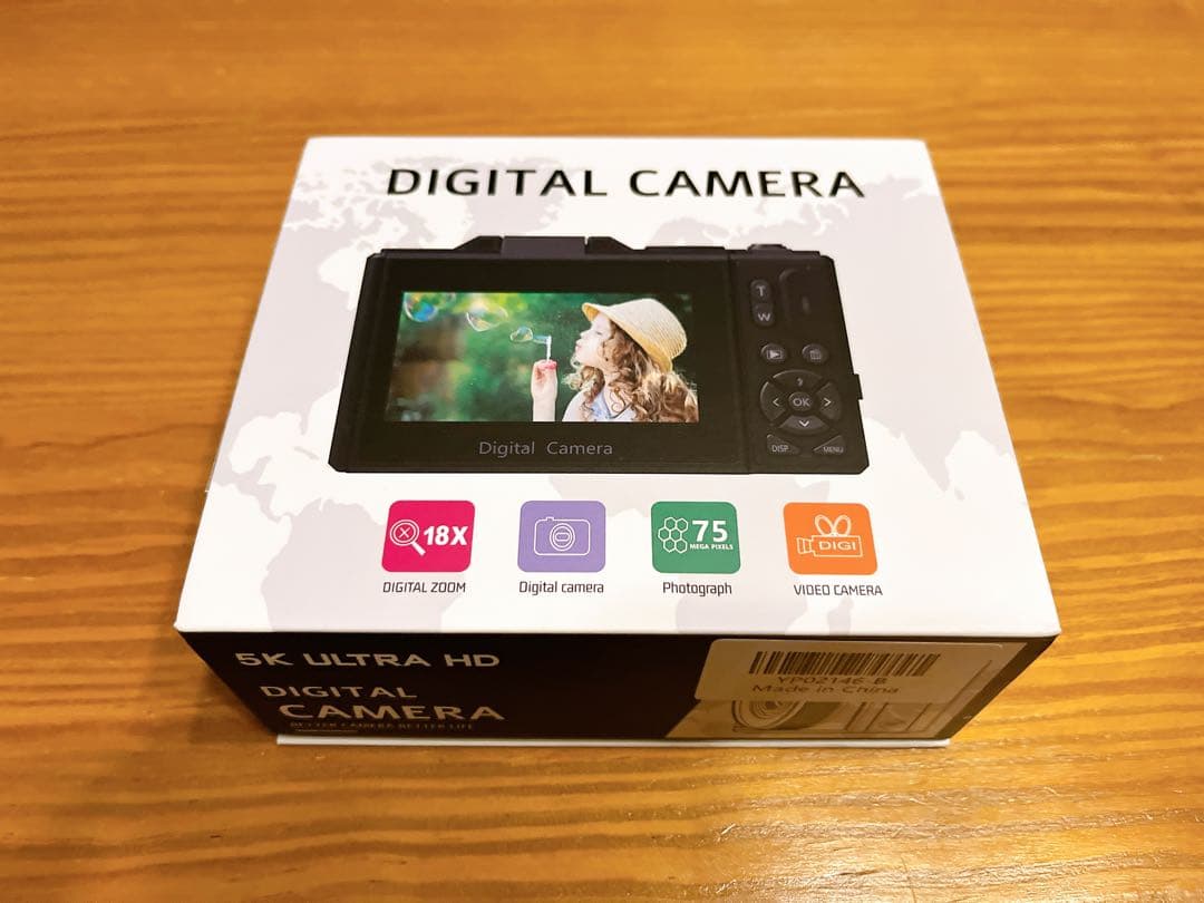 デジカメ デジタルカメラ 4K 5K 7500万画素 wifi対応