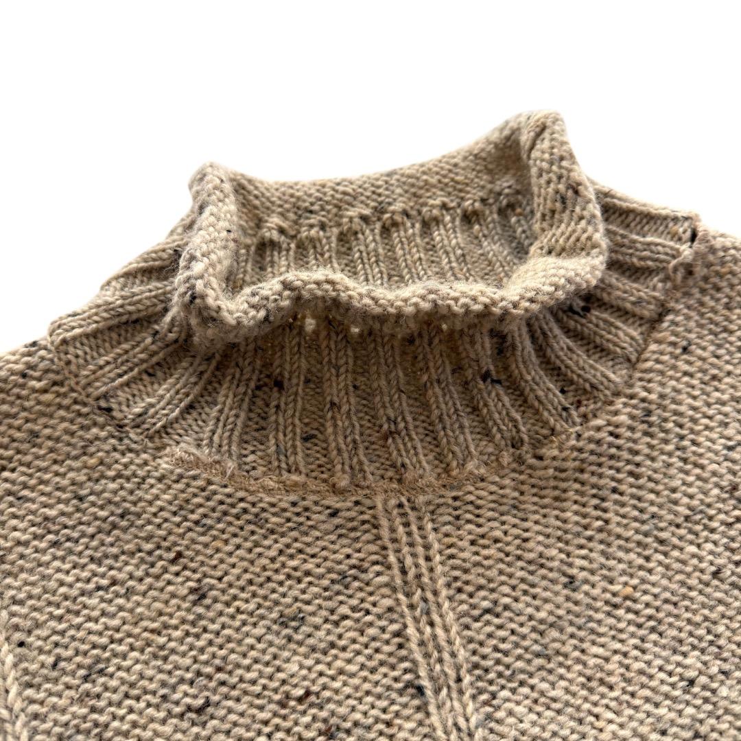 【Vintage】JOSEPH HOMME ハイネックセーター M ベージュ