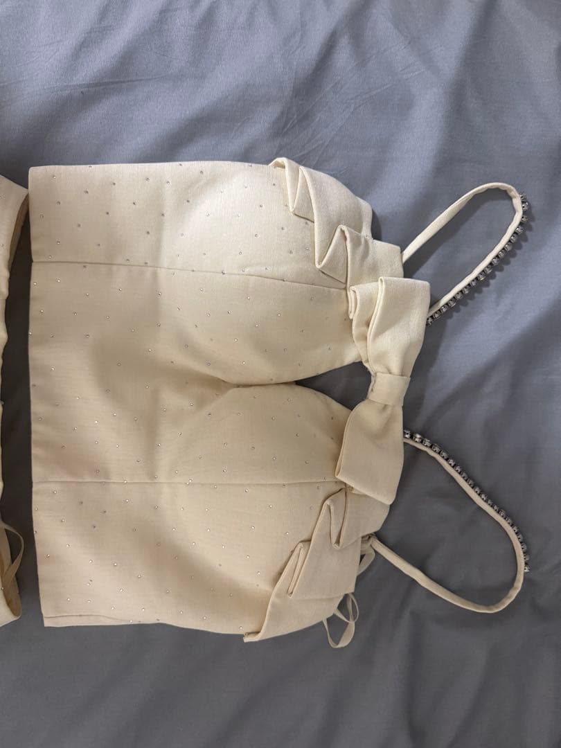 ROBE de FLEURS キャバドレス セットアップ　イエロー