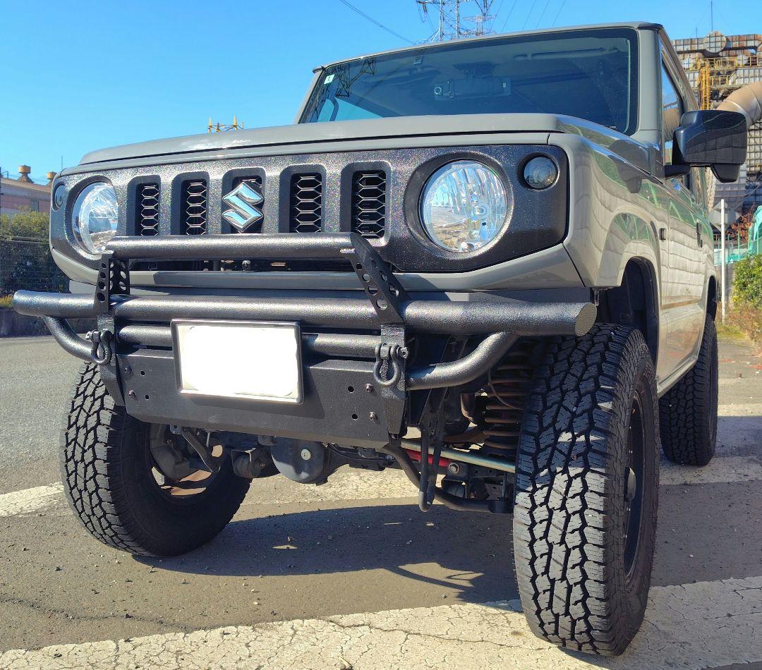 ゆゆゆジムニー　jb64 jb74 フロントバンパー　しし狩りバンパー