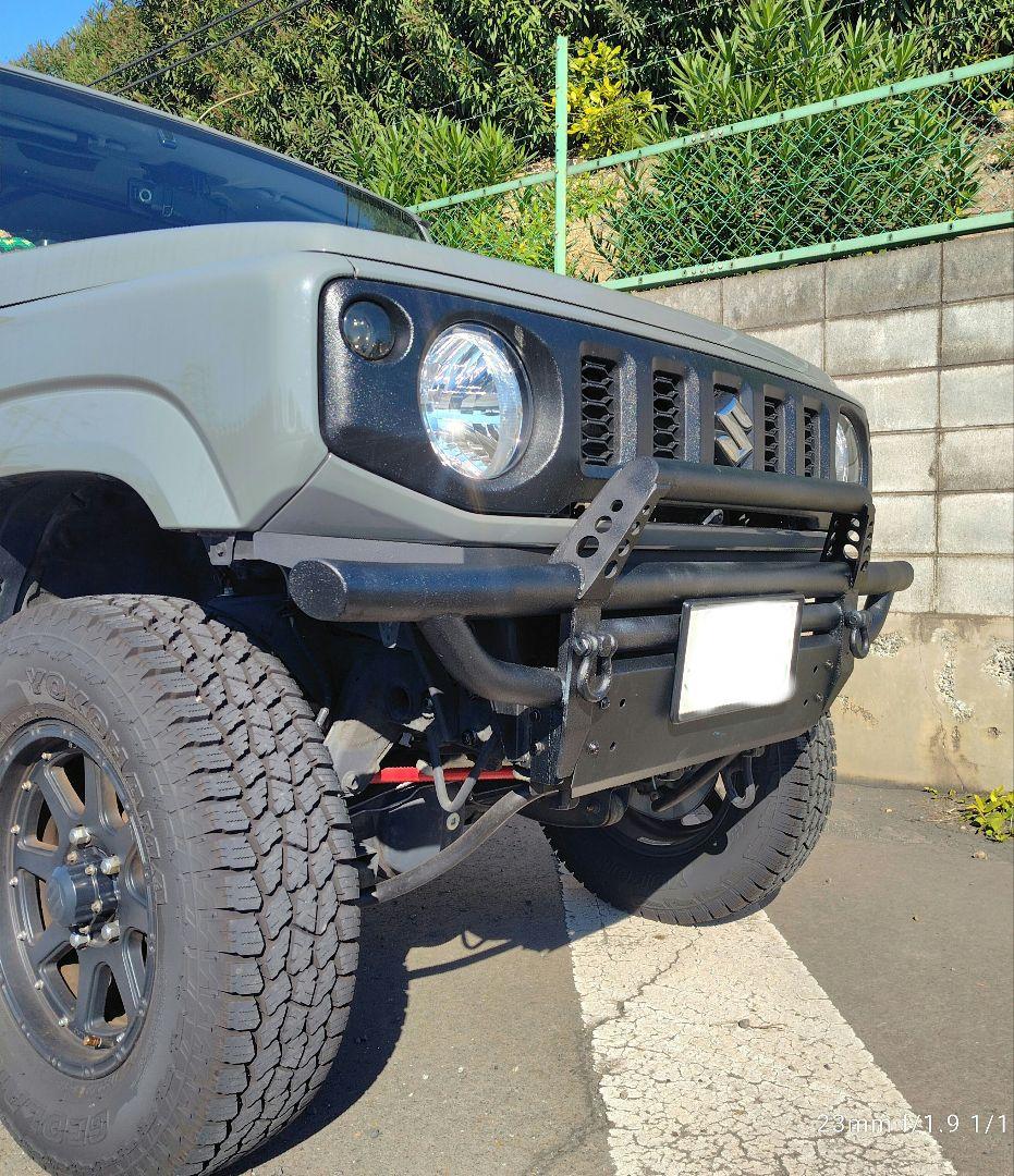 ゆゆゆジムニー　jb64 jb74 フロントバンパー　しし狩りバンパー