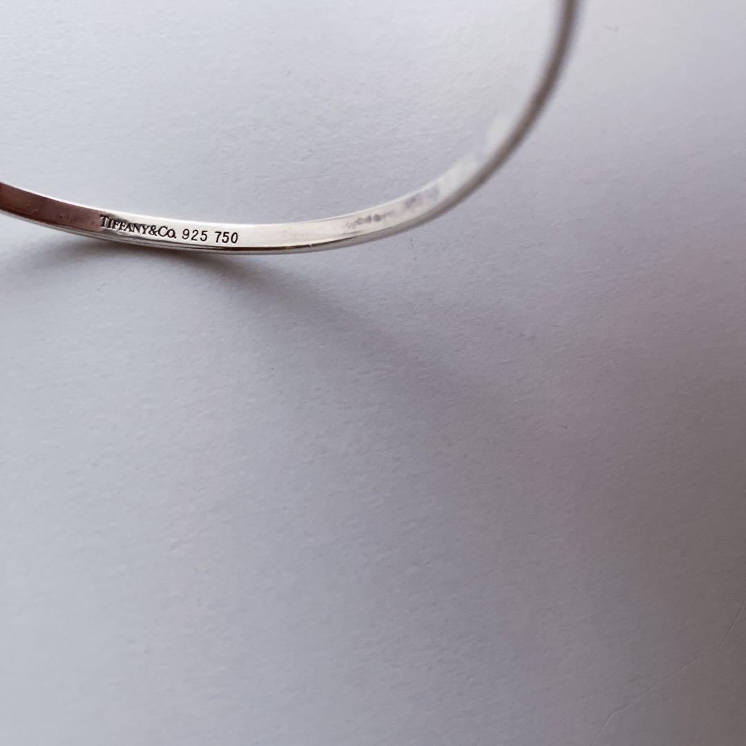 ティファニーフックアンドアイバングル925 750