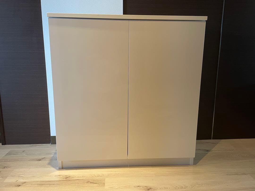 最終お値下げです！ 《ディノス白の靴箱》 4ヶ月ほど使用した美品です✨✨