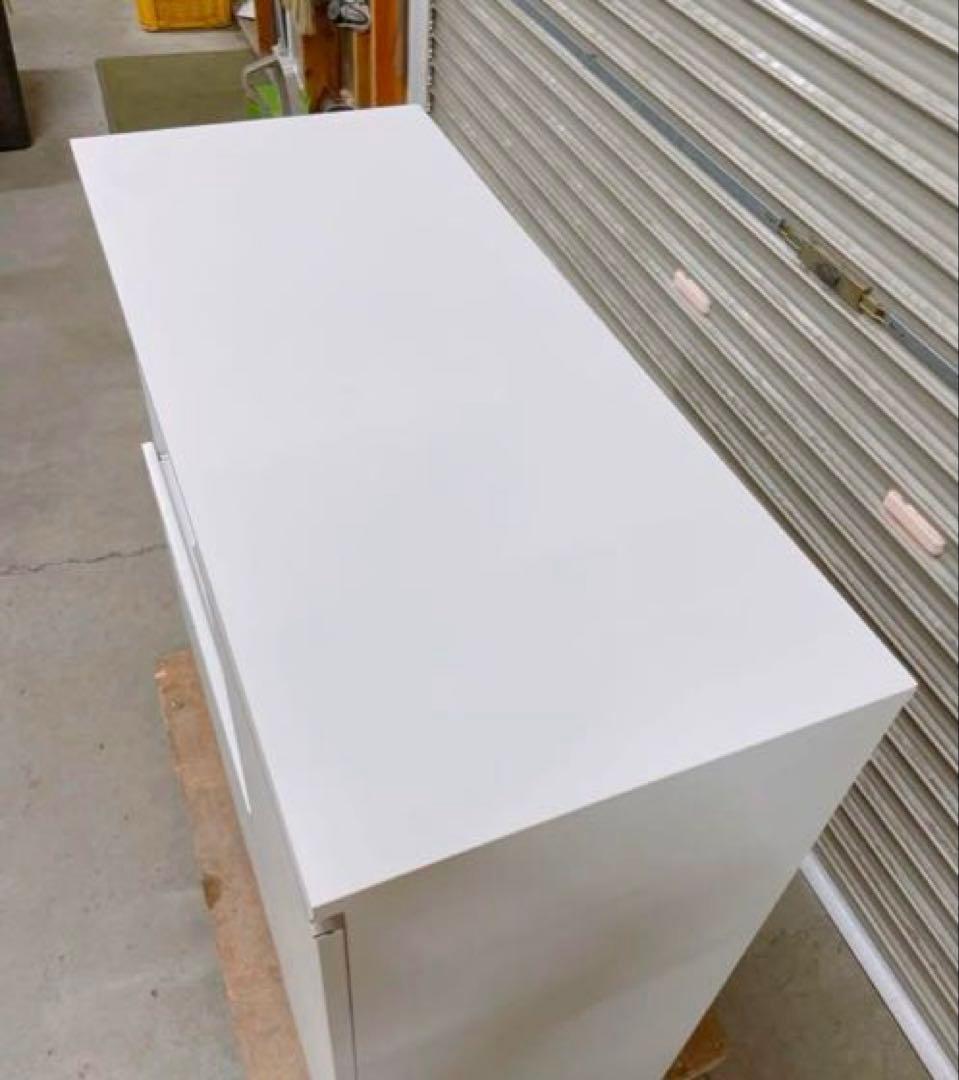 ニトリ ホワイト レンジ台 可動棚付き 幅90