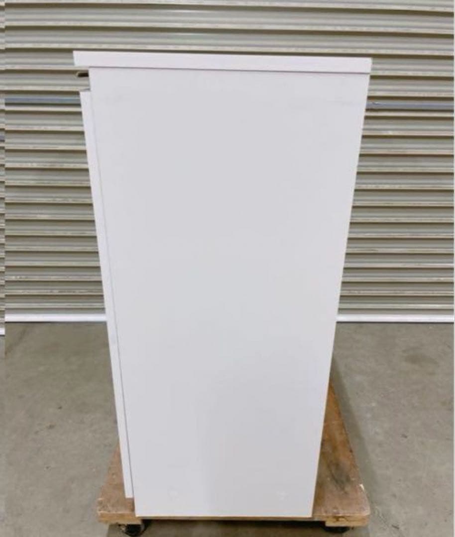 ニトリ ホワイト レンジ台 可動棚付き 幅90