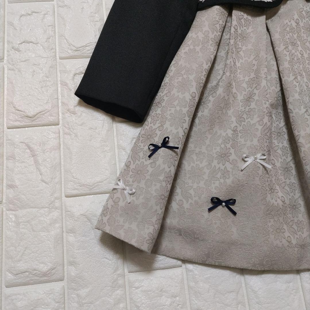 【120】a.v.v セレモニーフォーマル ボレロ ワンピース フラワー リボン