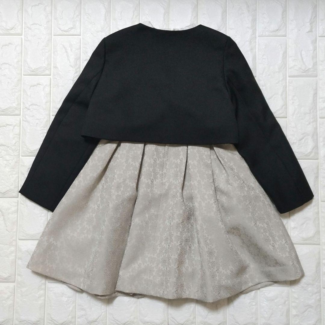 【120】a.v.v セレモニーフォーマル ボレロ ワンピース フラワー リボン