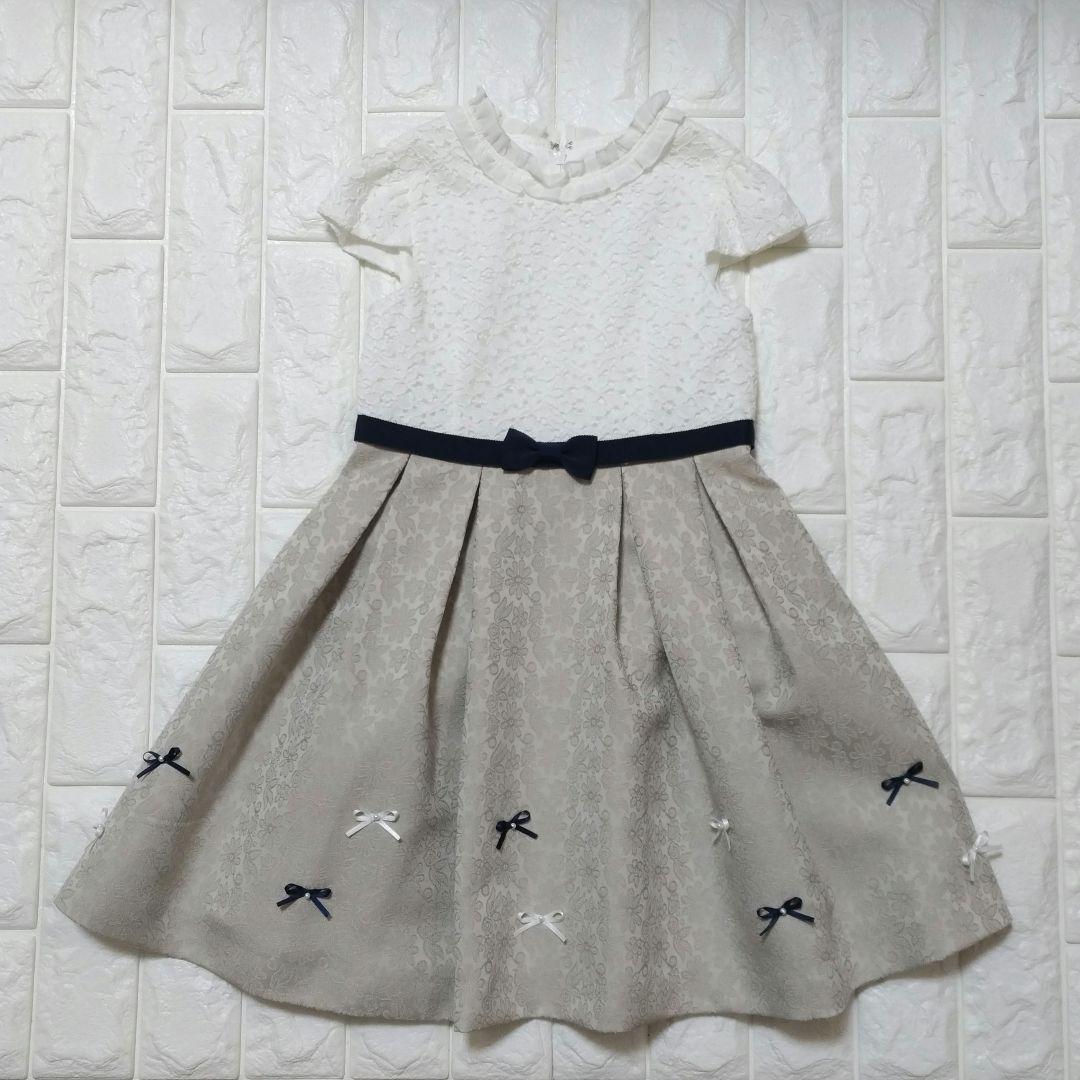 【120】a.v.v セレモニーフォーマル ボレロ ワンピース フラワー リボン