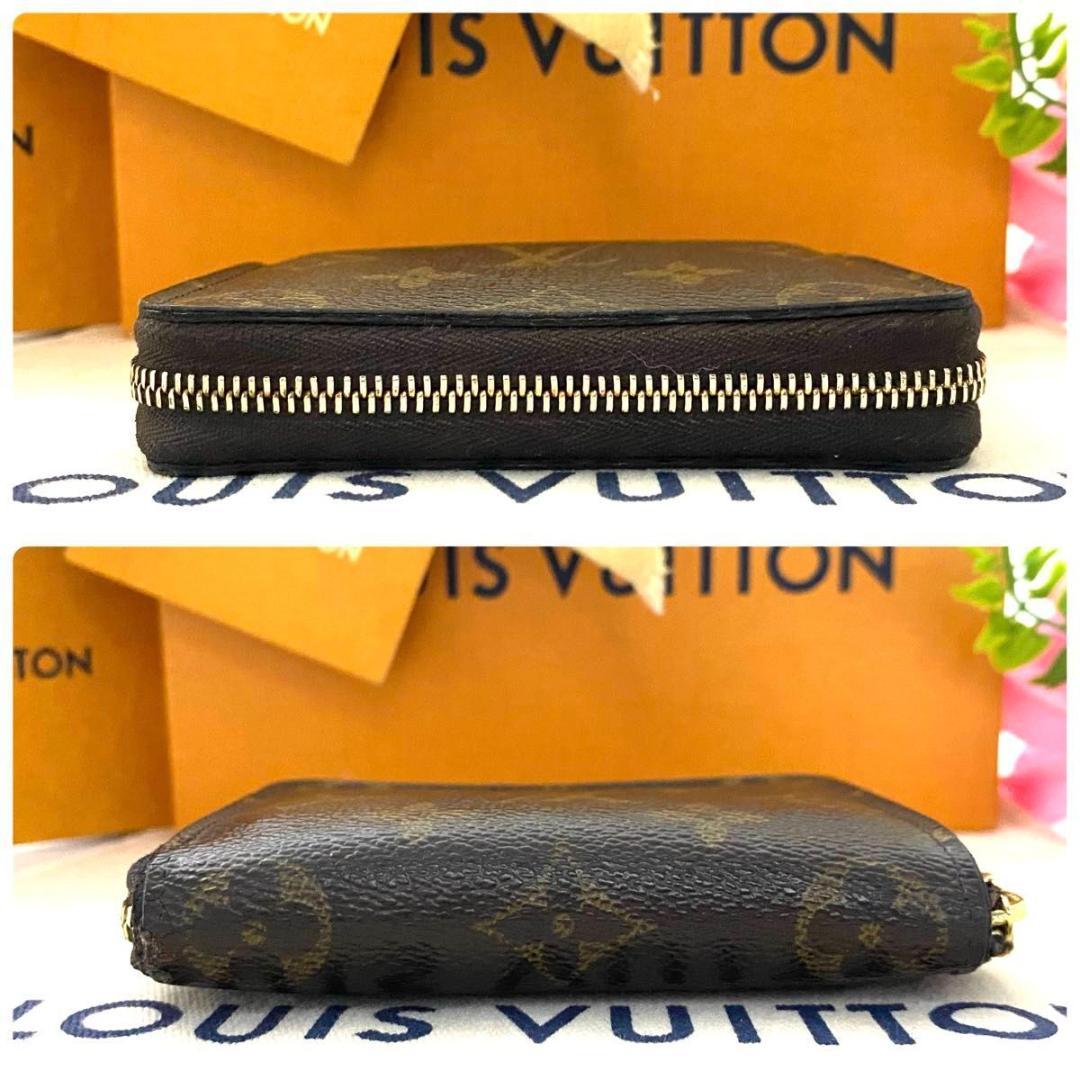 ルイ ヴィトン◎モノグラム パース ラウンドファスナー ケース 茶色