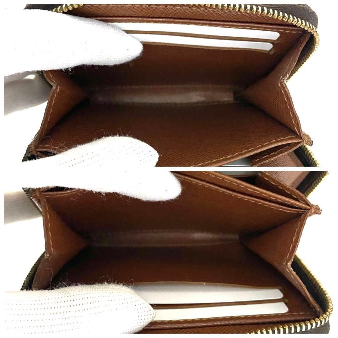 ルイ ヴィトン◎モノグラム パース ラウンドファスナー ケース 茶色