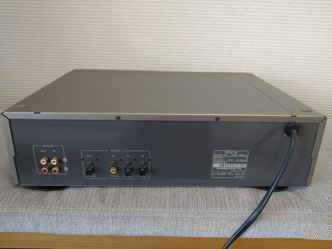 デノン　MDレコーダー　DENON　DMD-1600AL　リモコン付き