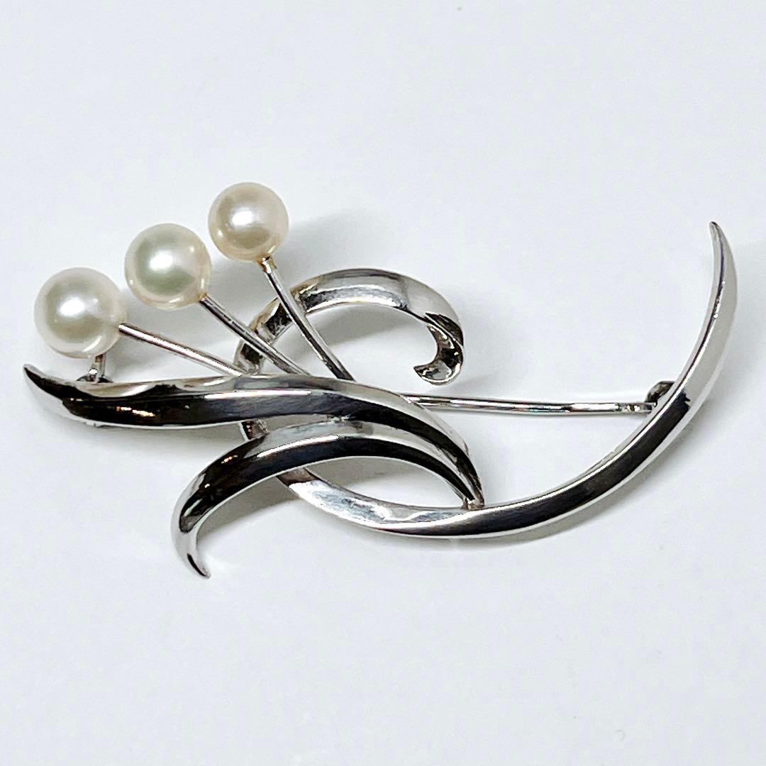 美品✨MIKIMOTO ミキモト パール　ブローチ　コサージュ
