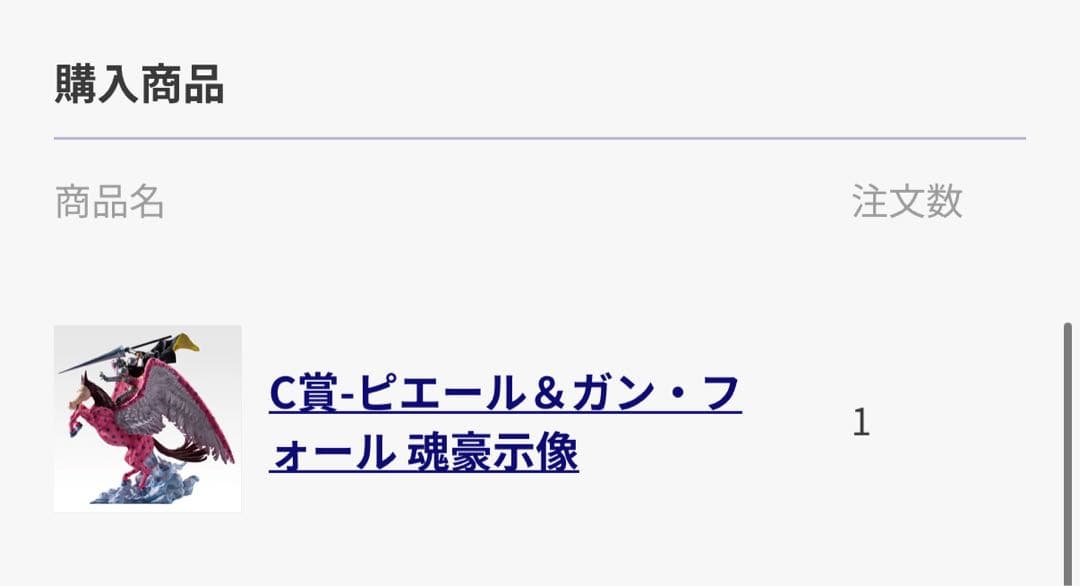 一番くじ　ワンピースEX ピエール＆ガン・フォール　C賞E賞