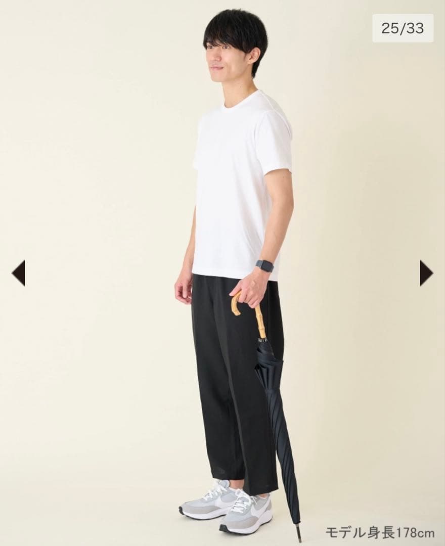 【即購入OK】サンバリア100 長傘 LLサイズ/ 無地 ブラック 直径107