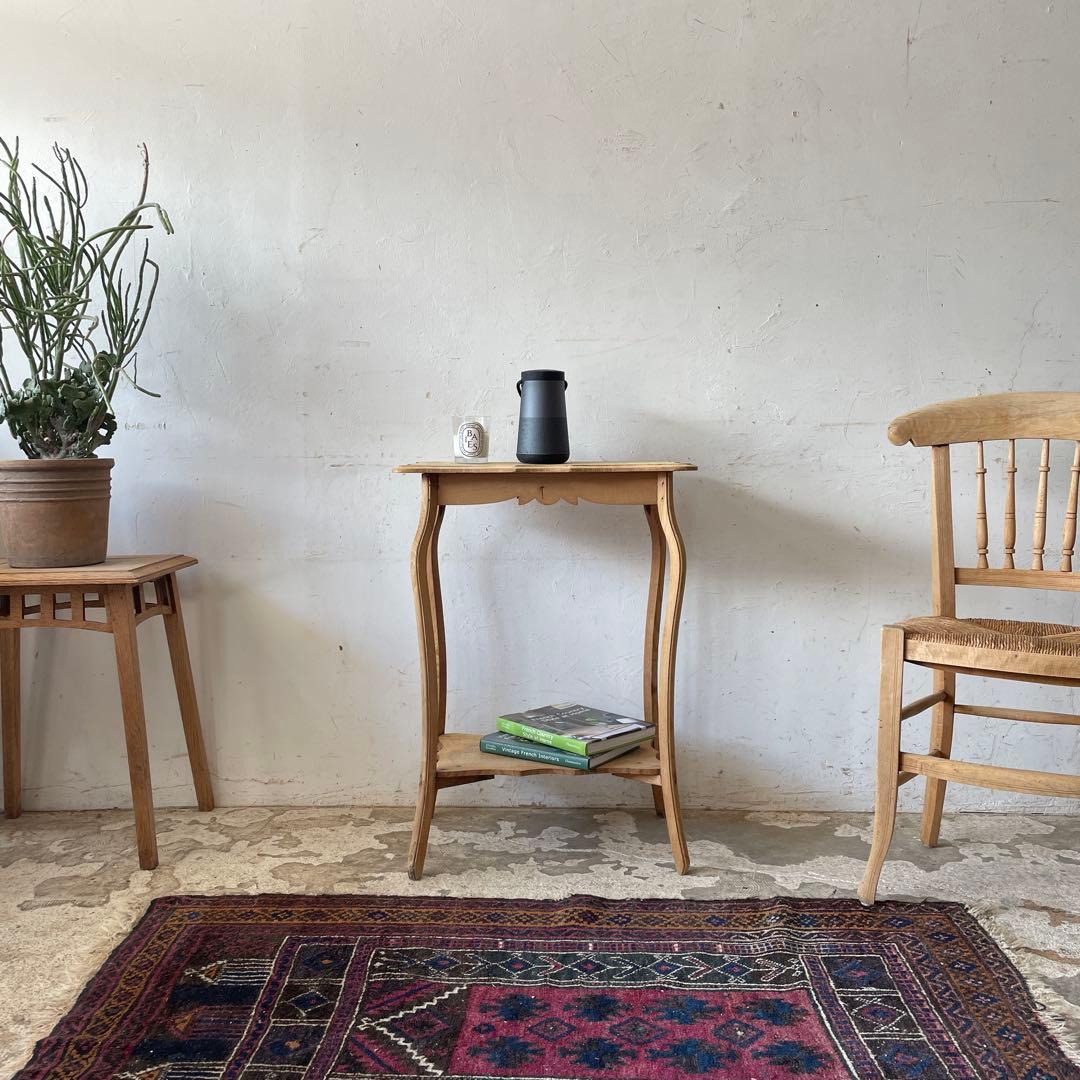 M'sビンテージ　サイドテーブル　フラワースタンド　花台　剥離