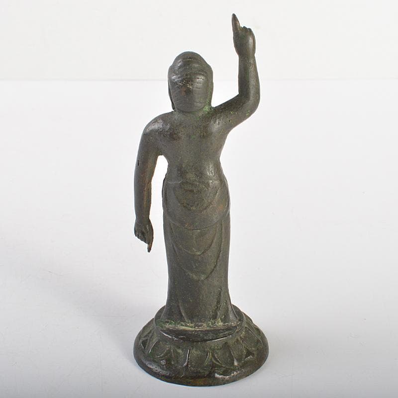 くまくま　仏教美術　古銅　誕生仏　仏像　V　R6707