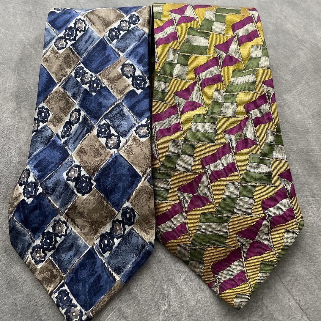 極上 漆黒ウール 黒金ボタン ダブルブレストスーツ OLD CELINEネクタイ