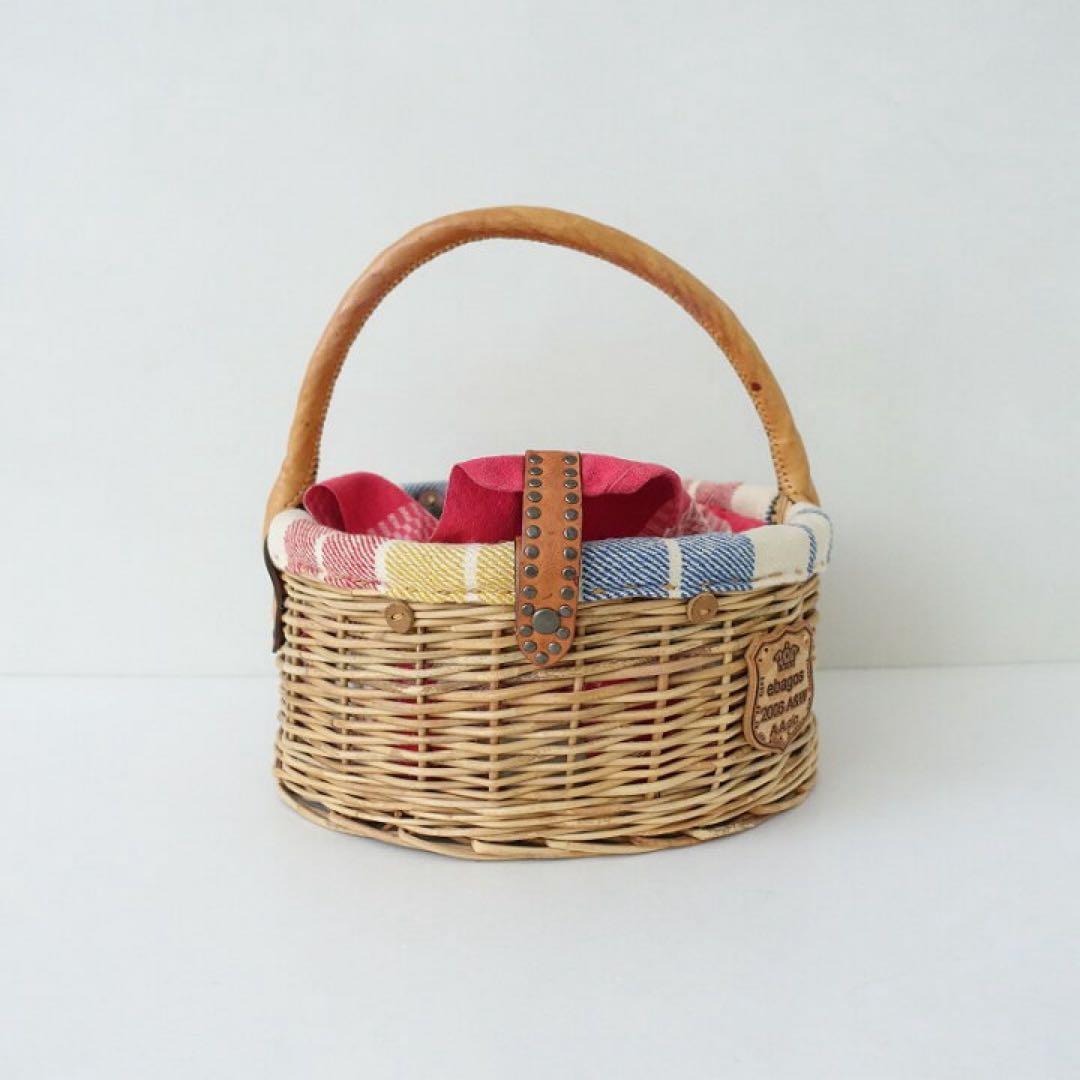 専用　エバゴス ebagos イツデモドコデモピクニック かごバッグ