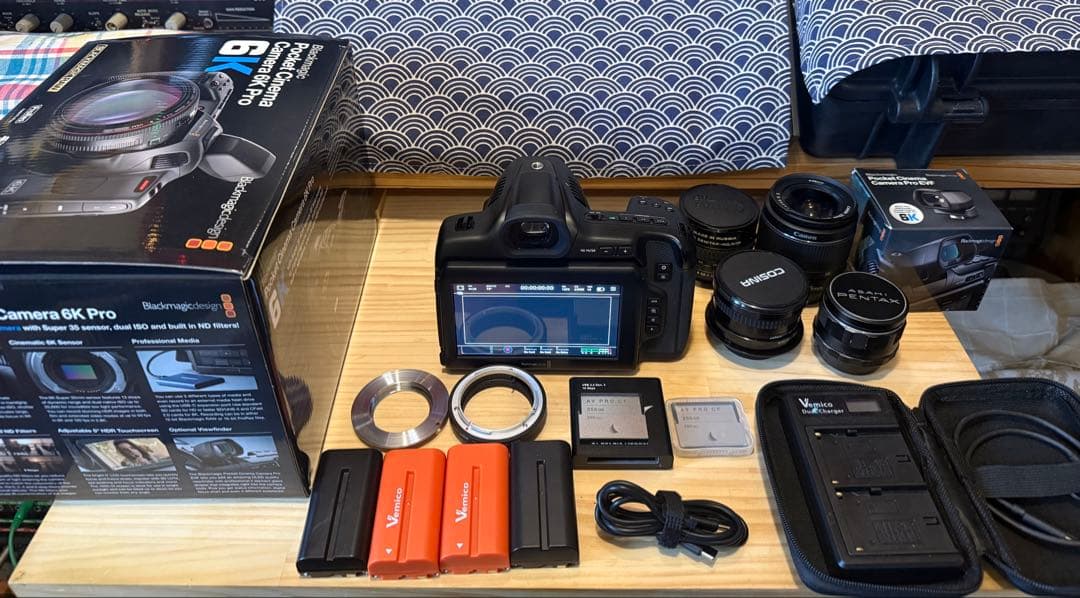 BMPCC 6KPRO Cinema Cameraシネマカメラセット