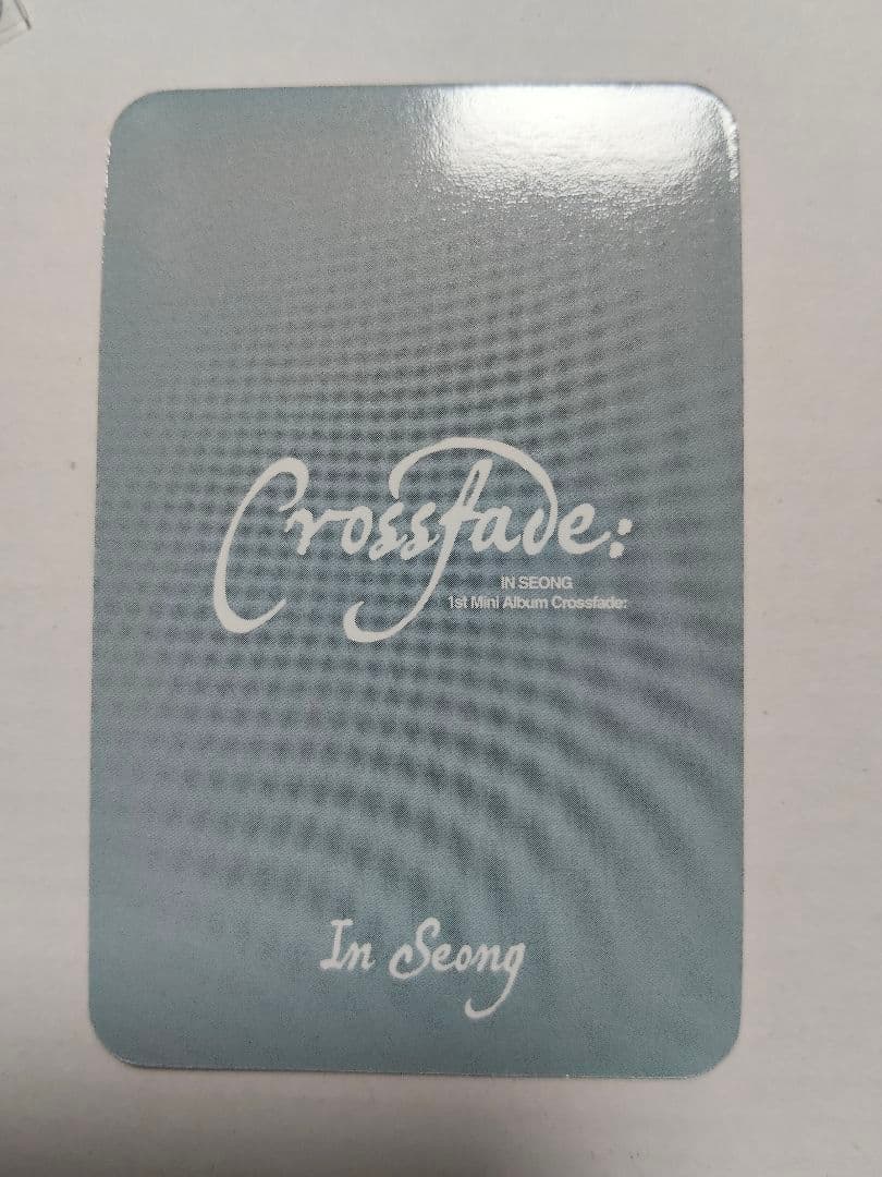 インソン Crossfade サノク参加特典フォトカード