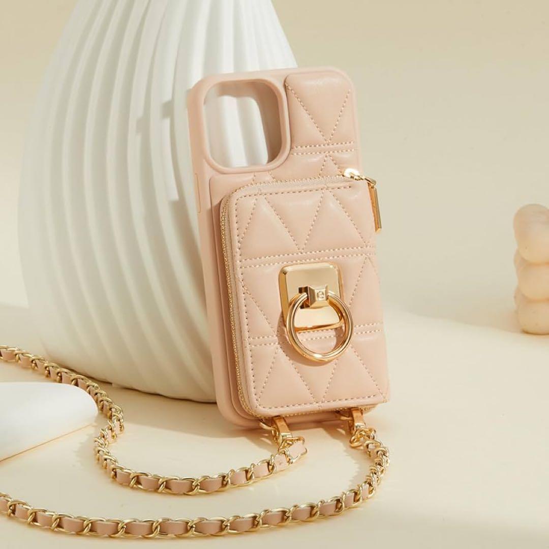 iPhone 14 Pro Maxケース　ヌードピンク