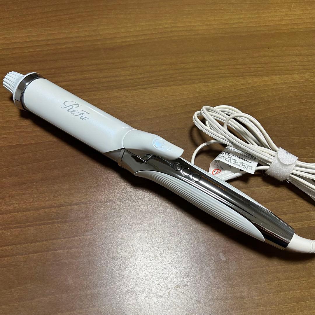 美品 リファカールアイロン プロ 38mm RE-AV-02A ホワイト