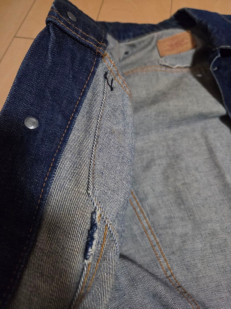 60s BIG E 70505 真っ紺 USA製 ヴィンテージ BIGサイズ