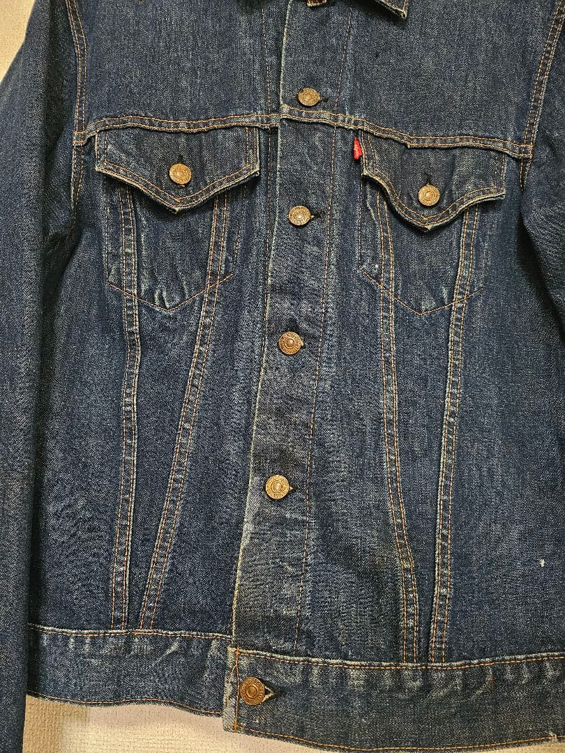 60s BIG E 70505 真っ紺 USA製 ヴィンテージ BIGサイズ