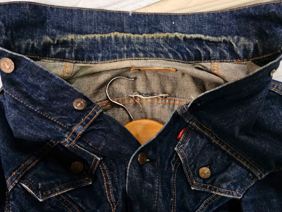 60s BIG E 70505 真っ紺 USA製 ヴィンテージ BIGサイズ